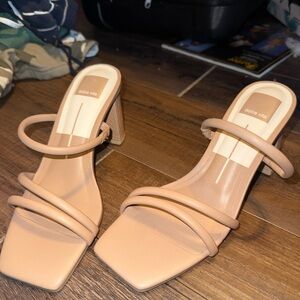 Dolce Vita Nude Strappy Heels